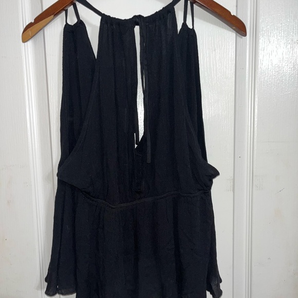 Forever21 Black Babydoll Flowy Tank Top NWT — Large - Picture 5 of 5